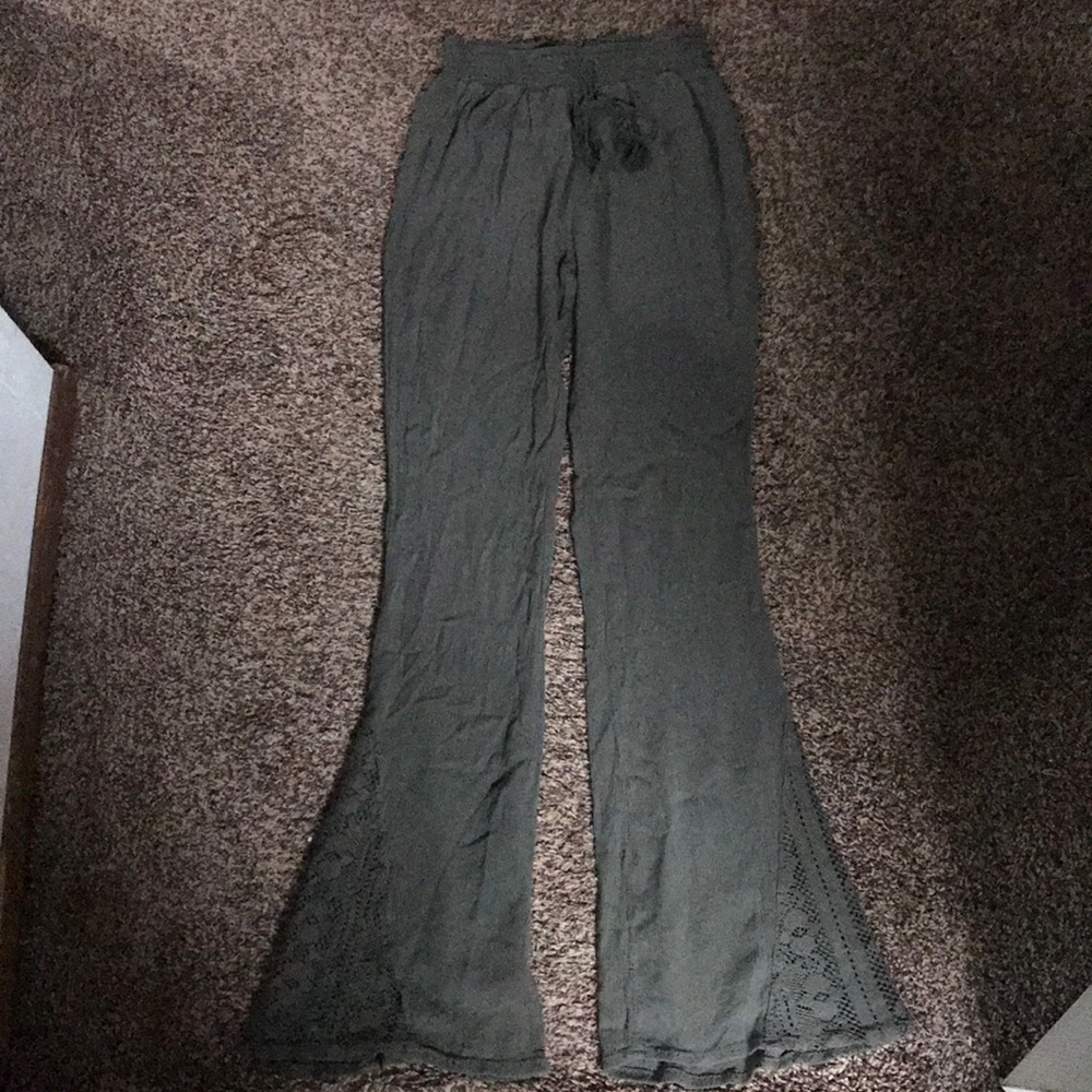 Olive Boho Pants